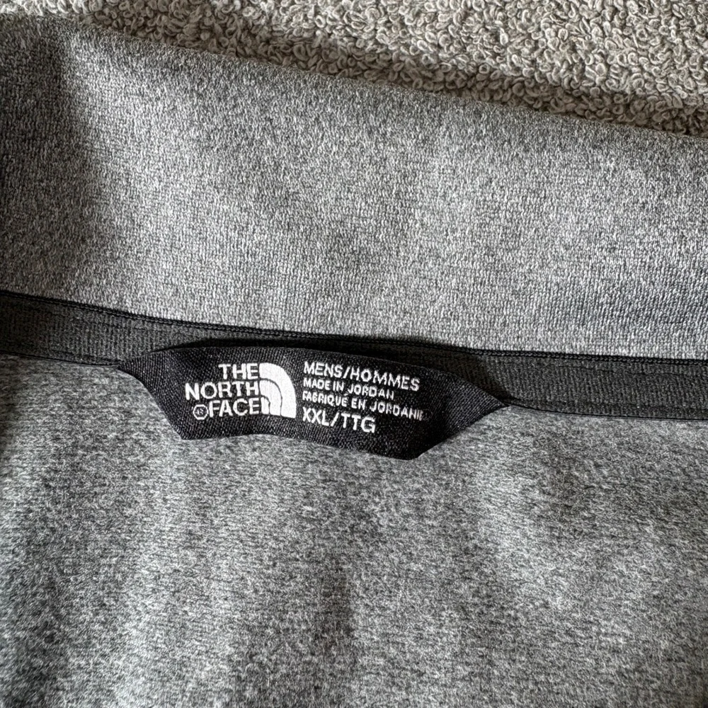The North Face Jacket Mens XXL Gray Full Zip Fleece NFOA3RT1 Active Outdoor